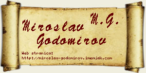 Miroslav Godomirov vizit kartica